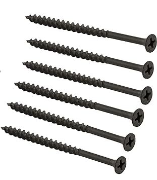 50x6 Black screw (100 quantity)